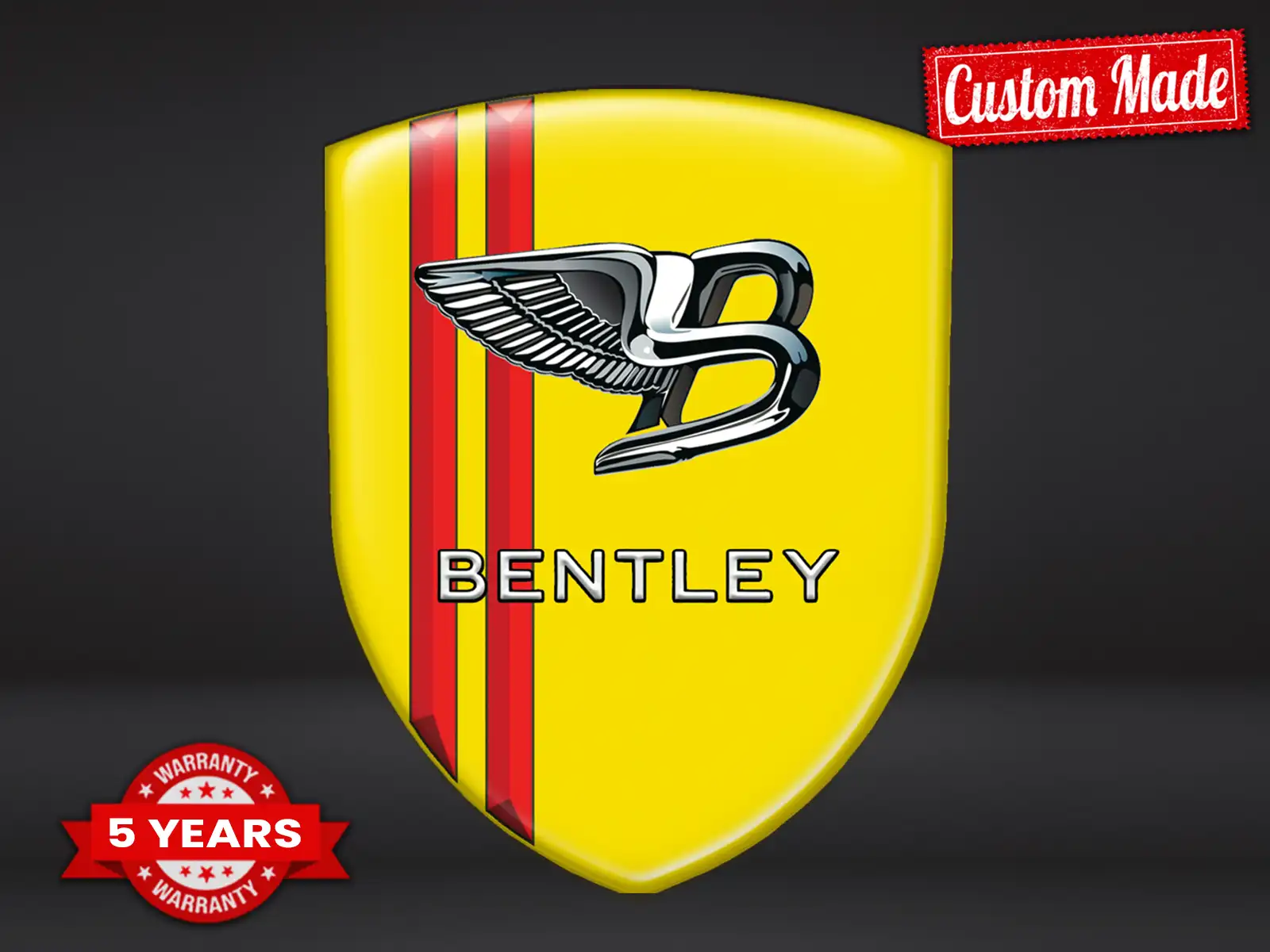 Bentley Pegatinas Relieve Coche Resistentes Limitadas Universales